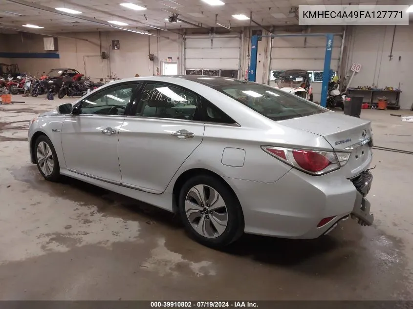 2015 Hyundai Sonata Hybrid Limited VIN: KMHEC4A49FA127771 Lot: 39910802