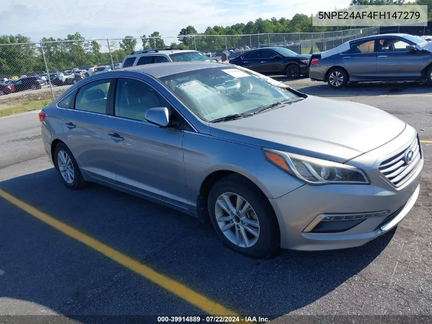 2015 Hyundai Sonata Se VIN: 5NPE24AF4FH147279 Lot: 39914889