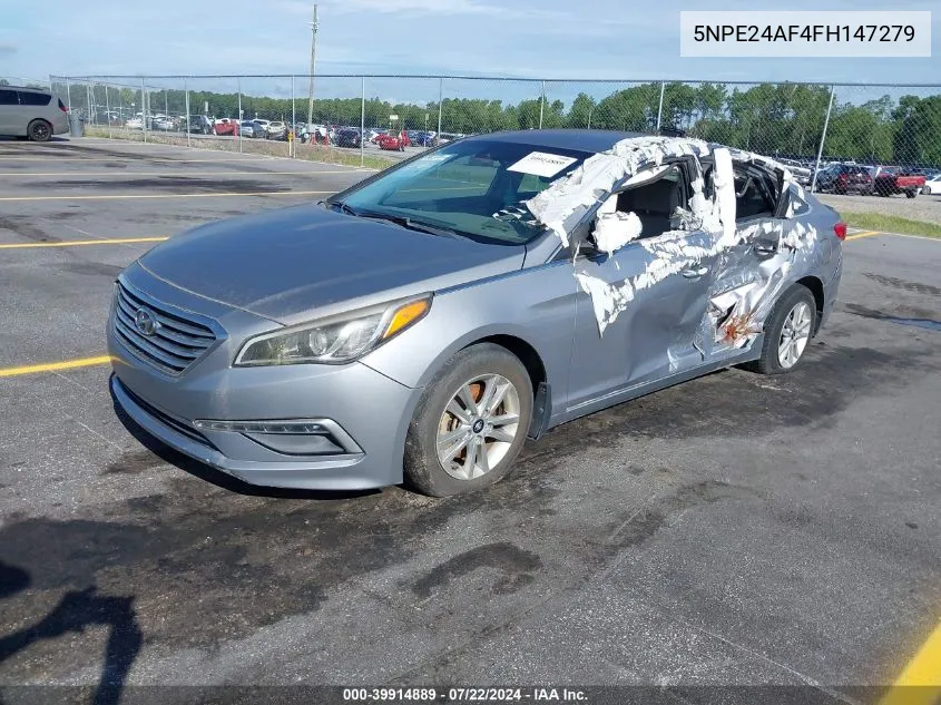 5NPE24AF4FH147279 2015 Hyundai Sonata Se