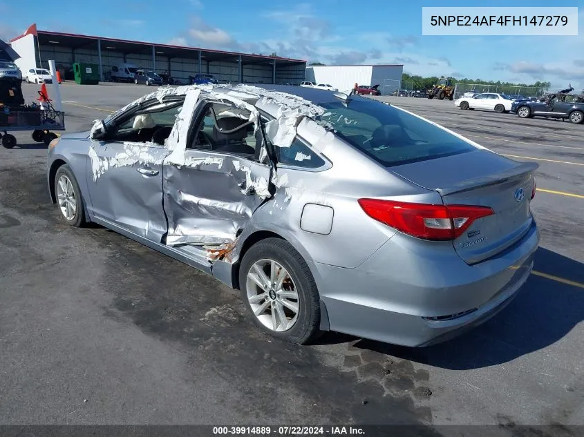 2015 Hyundai Sonata Se VIN: 5NPE24AF4FH147279 Lot: 39914889