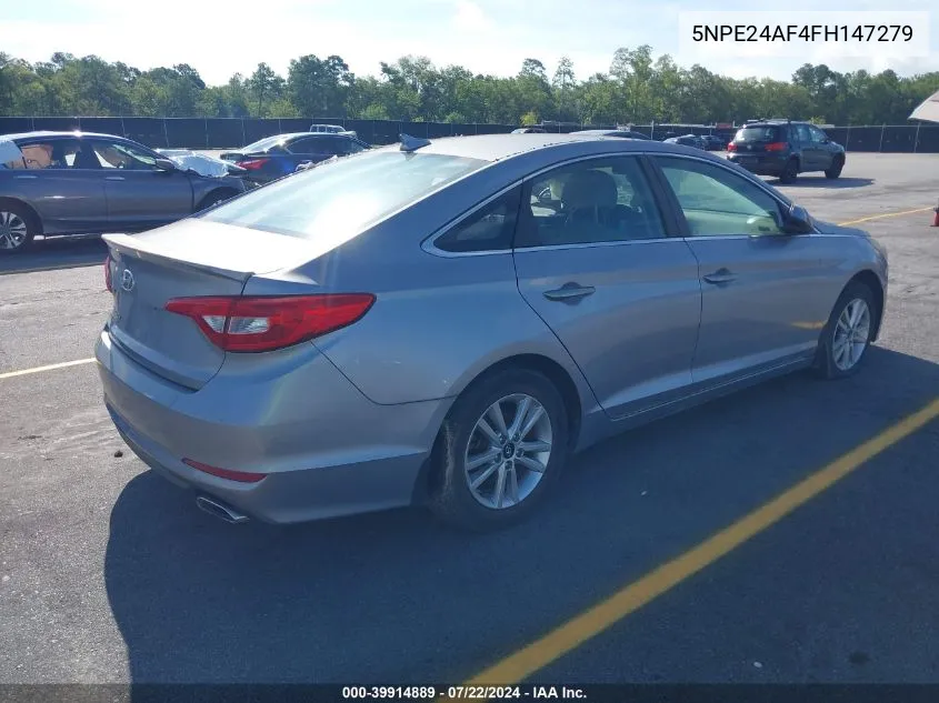 5NPE24AF4FH147279 2015 Hyundai Sonata Se