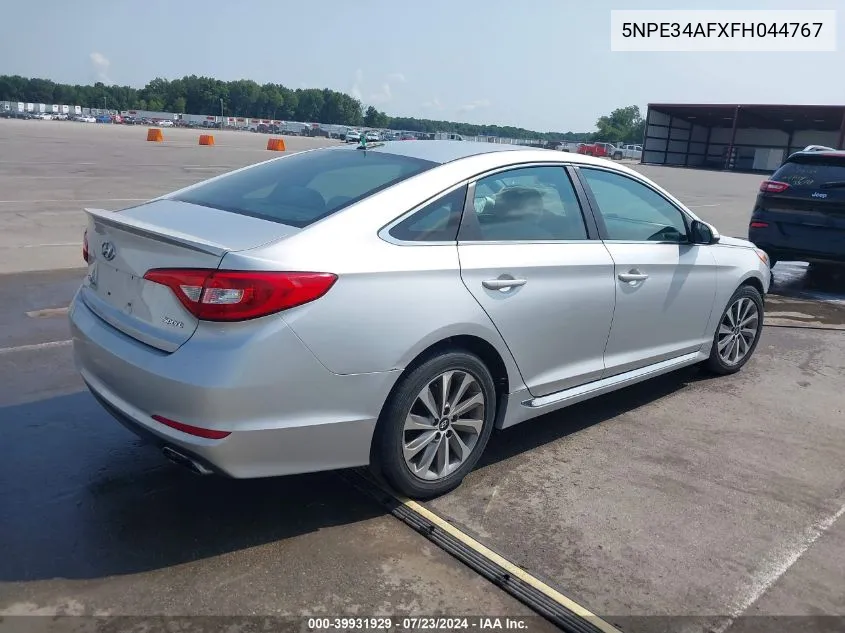 5NPE34AFXFH044767 2015 Hyundai Sonata Sport