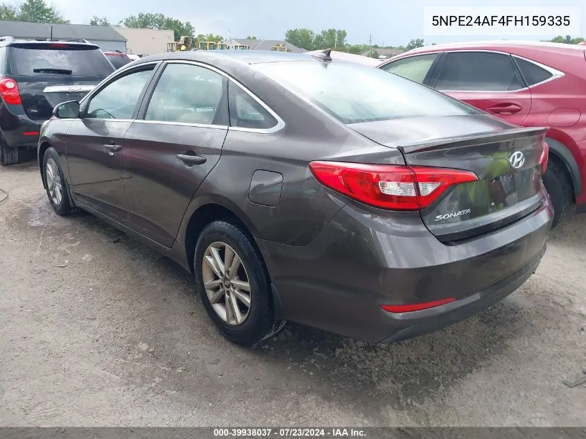 2015 Hyundai Sonata Se VIN: 5NPE24AF4FH159335 Lot: 39938037