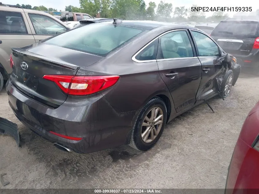 2015 Hyundai Sonata Se VIN: 5NPE24AF4FH159335 Lot: 39938037