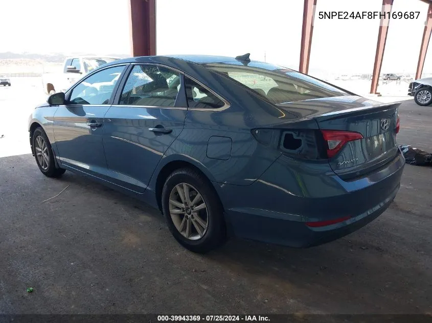 5NPE24AF8FH169687 2015 Hyundai Sonata Se