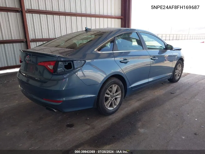 5NPE24AF8FH169687 2015 Hyundai Sonata Se