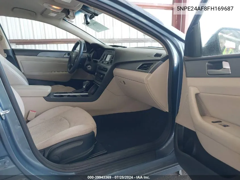 5NPE24AF8FH169687 2015 Hyundai Sonata Se