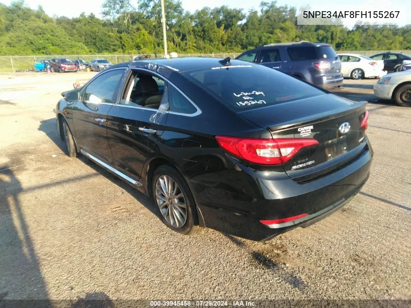 5NPE34AF8FH155267 2015 Hyundai Sonata Limited