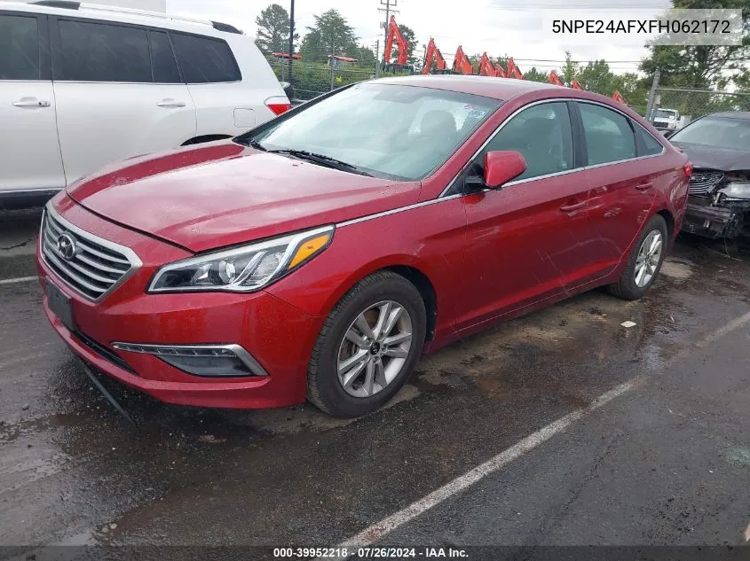 5NPE24AFXFH062172 2015 Hyundai Sonata Se