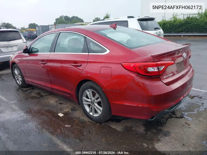 5NPE24AFXFH062172 2015 Hyundai Sonata Se