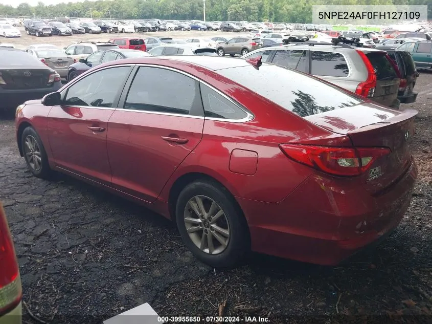 5NPE24AF0FH127109 2015 Hyundai Sonata Se