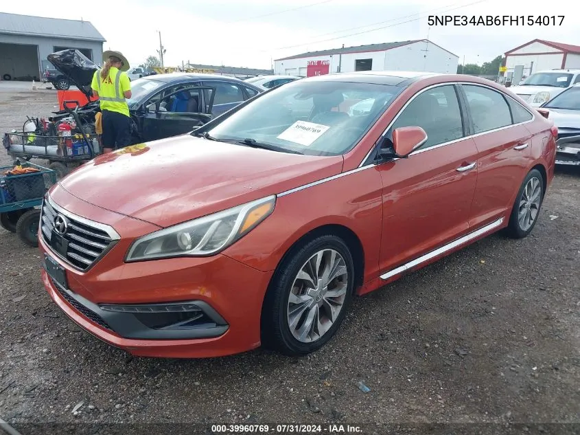 5NPE34AB6FH154017 2015 Hyundai Sonata Limited 2.0T