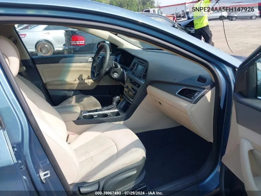 5NPE24AA5FH147926 2015 Hyundai Sonata Eco