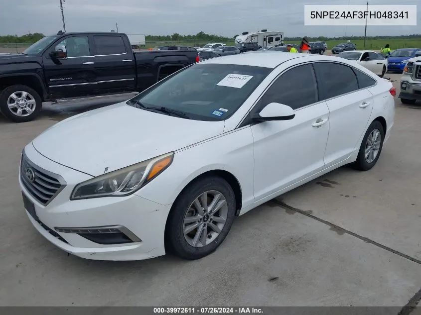 5NPE24AF3FH048341 2015 Hyundai Sonata Se