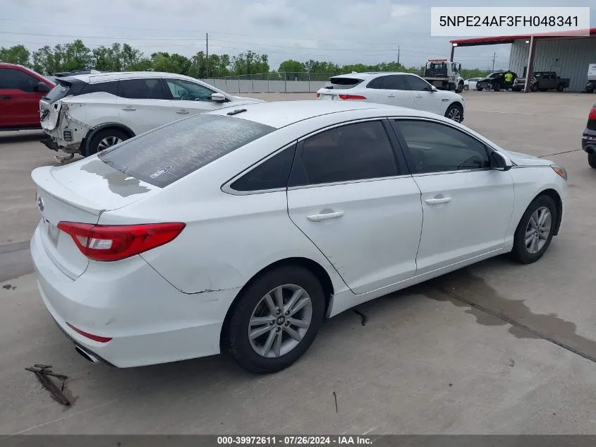 2015 Hyundai Sonata Se VIN: 5NPE24AF3FH048341 Lot: 39972611