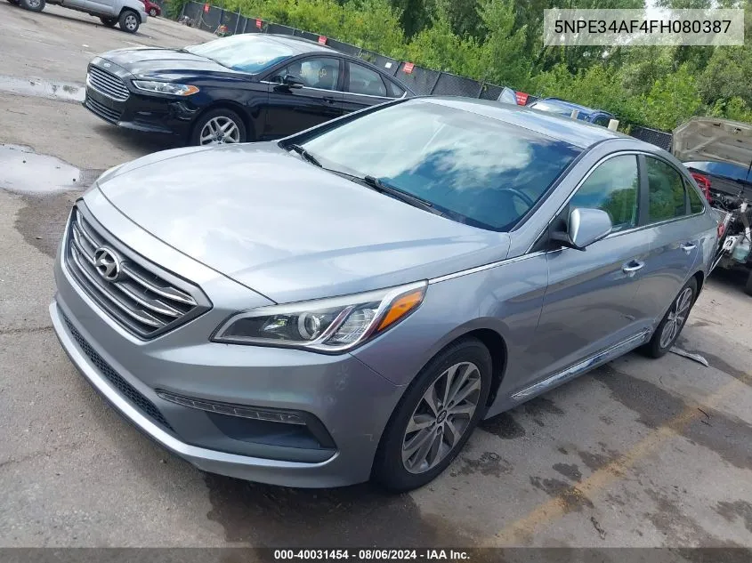 5NPE34AF4FH080387 2015 Hyundai Sonata Sport