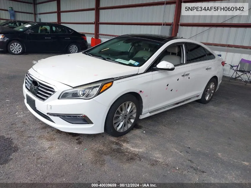 5NPE34AF5FH060942 2015 Hyundai Sonata Limited