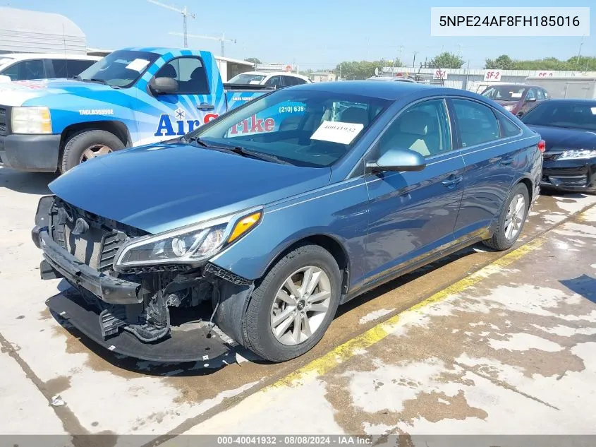 5NPE24AF8FH185016 2015 Hyundai Sonata Se