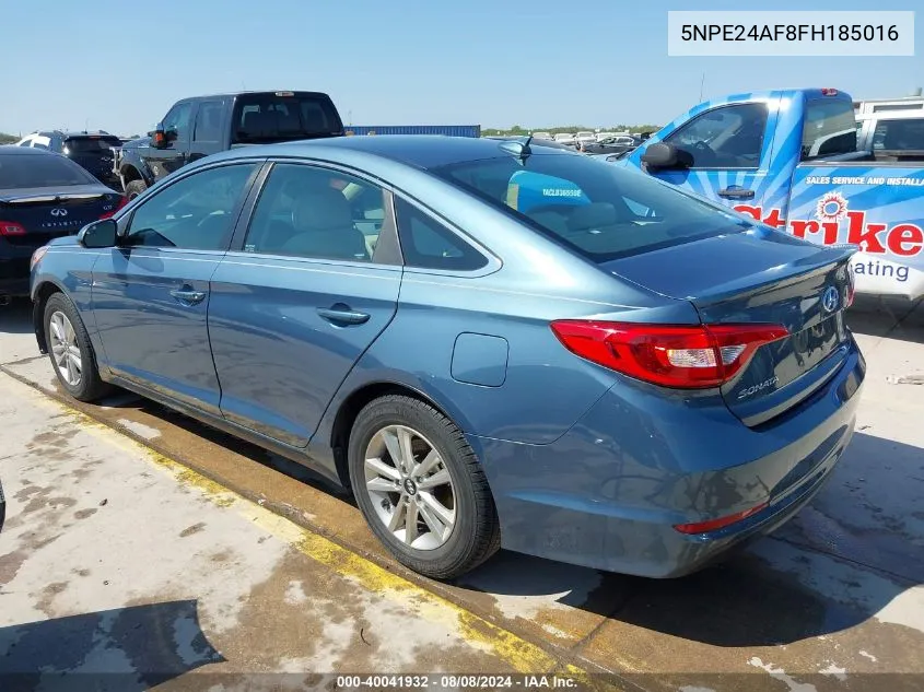 5NPE24AF8FH185016 2015 Hyundai Sonata Se