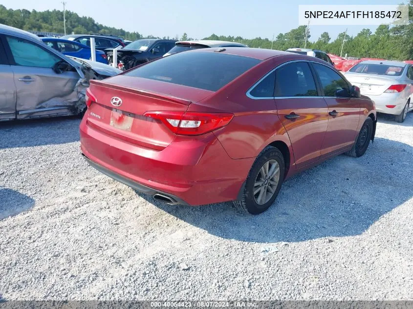 5NPE24AF1FH185472 2015 Hyundai Sonata Se