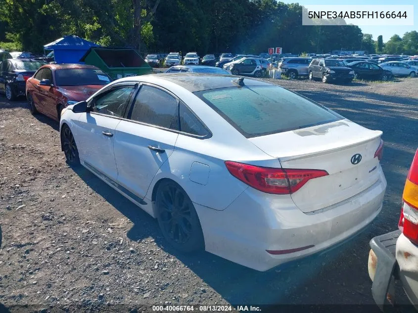 2015 Hyundai Sonata Limited 2.0T VIN: 5NPE34AB5FH166644 Lot: 40066764