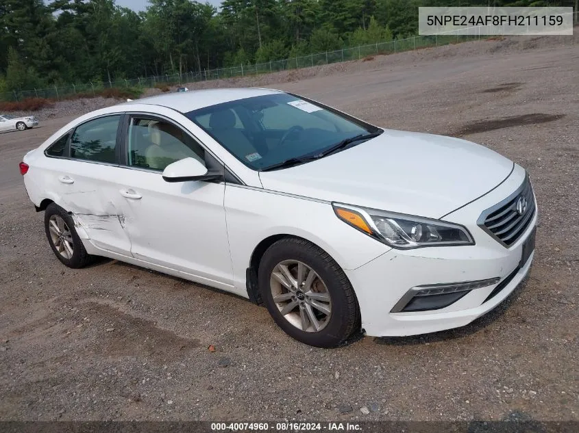 2015 Hyundai Sonata Se VIN: 5NPE24AF8FH211159 Lot: 40074960