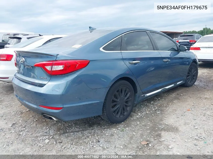 5NPE34AF0FH179675 2015 Hyundai Sonata Limited