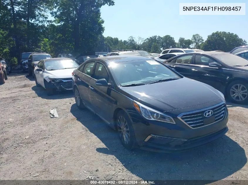 5NPE34AF1FH098457 2015 Hyundai Sonata Limited