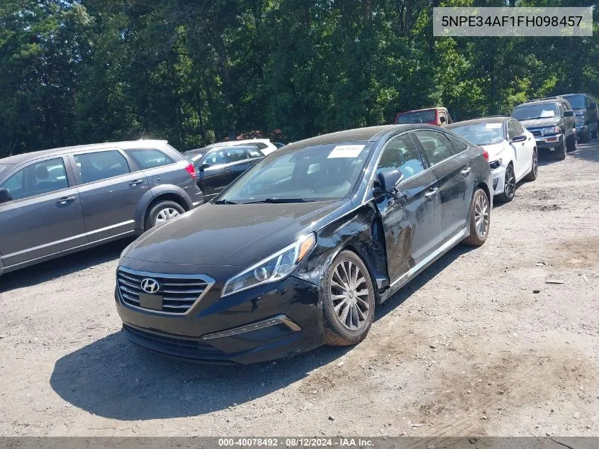 5NPE34AF1FH098457 2015 Hyundai Sonata Limited