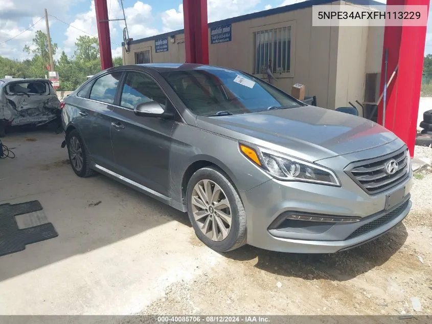 5NPE34AFXFH113229 2015 Hyundai Sonata Sport