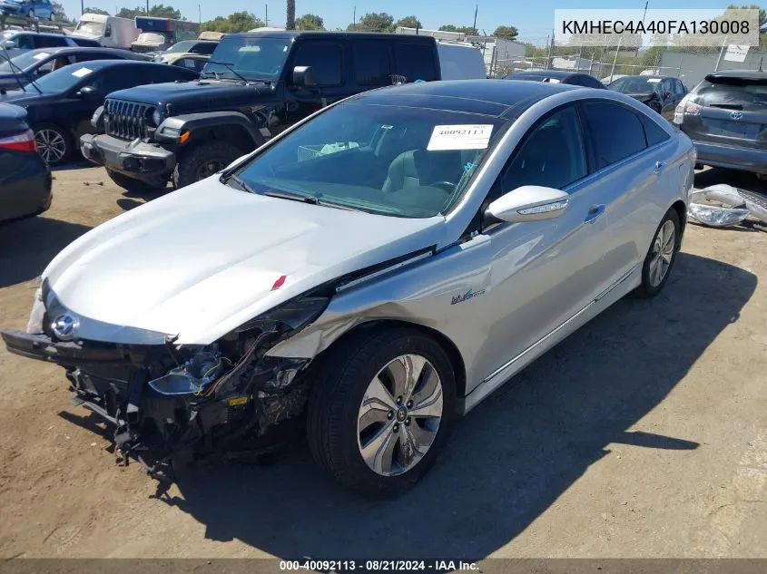 KMHEC4A40FA130008 2015 Hyundai Sonata Hybrid Limited