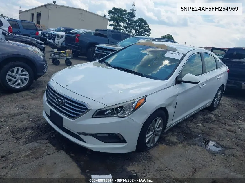 5NPE24AF5FH254969 2015 Hyundai Sonata Se