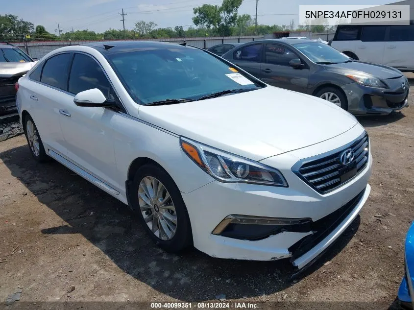 5NPE34AF0FH029131 2015 Hyundai Sonata Limited