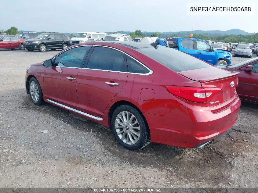 5NPE34AF0FH050688 2015 Hyundai Sonata Limited