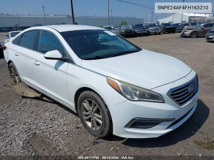 5NPE24AF4FH163210 2015 Hyundai Sonata Se