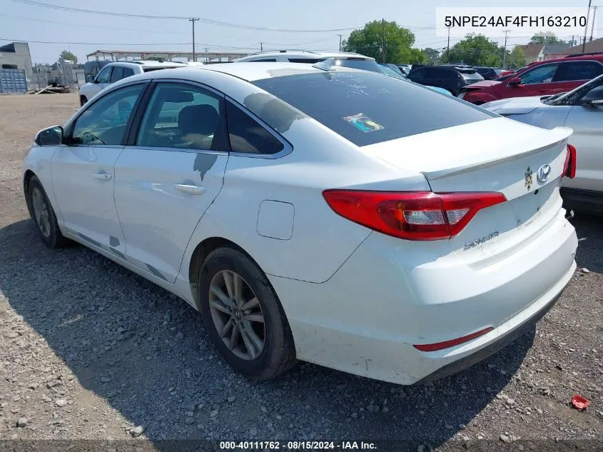 5NPE24AF4FH163210 2015 Hyundai Sonata Se