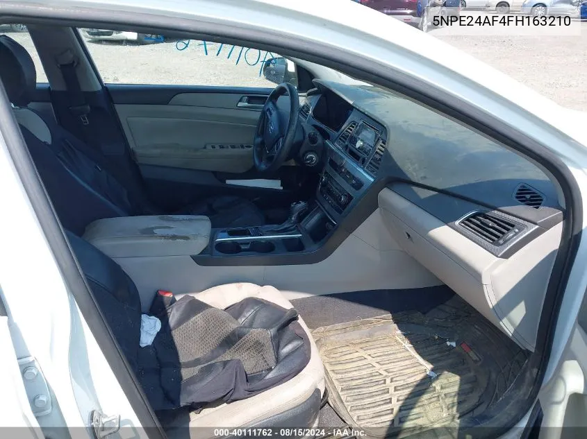 5NPE24AF4FH163210 2015 Hyundai Sonata Se