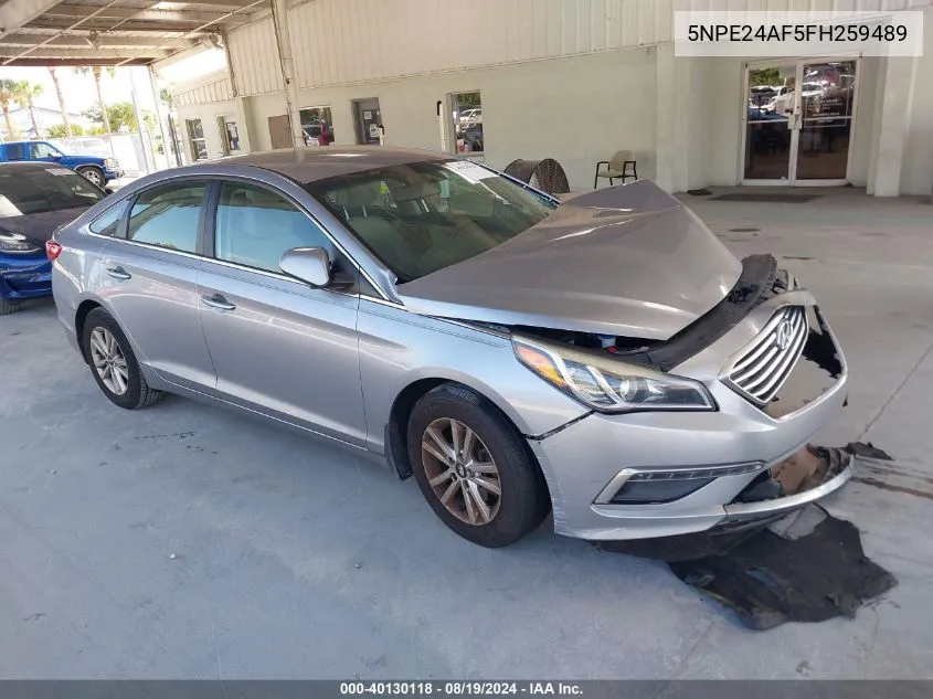 5NPE24AF5FH259489 2015 Hyundai Sonata Se