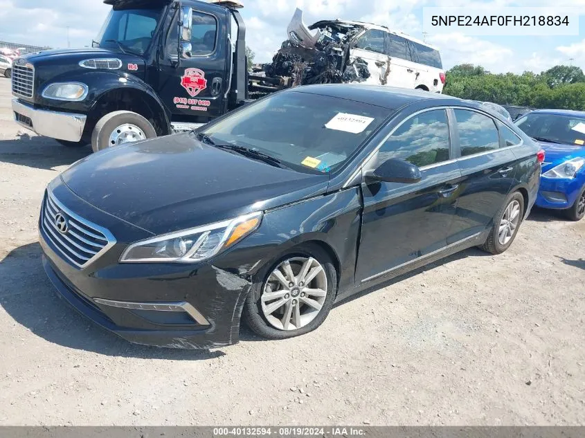 5NPE24AF0FH218834 2015 Hyundai Sonata Se