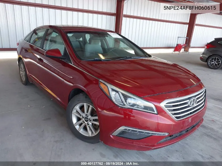 2015 Hyundai Sonata Se/Sport VIN: 5NPE24AF8FH060615 Lot: 40137762