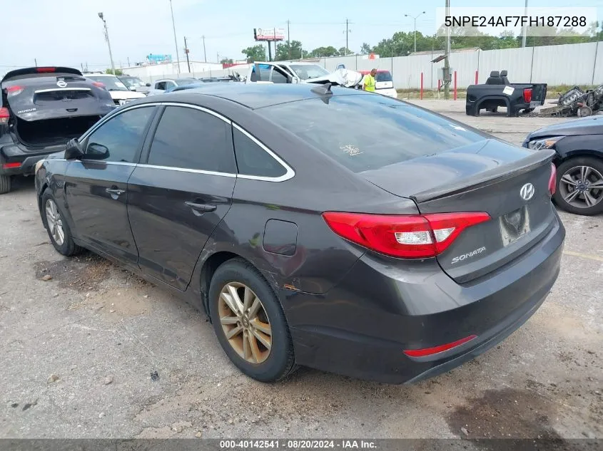 5NPE24AF7FH187288 2015 Hyundai Sonata Se