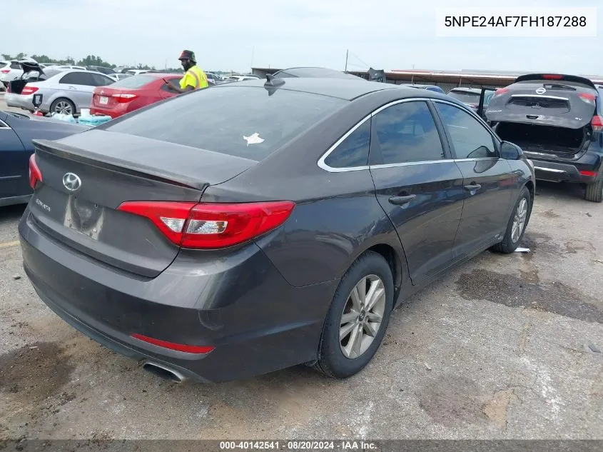 5NPE24AF7FH187288 2015 Hyundai Sonata Se