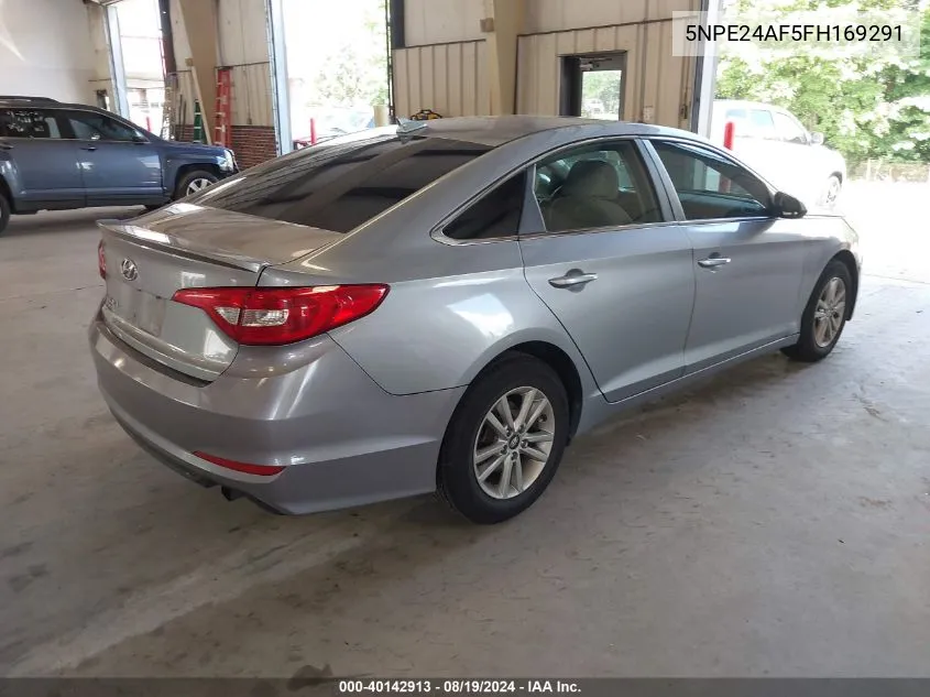 5NPE24AF5FH169291 2015 Hyundai Sonata Se