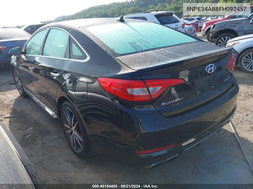 5NPE34AB8FH092457 2015 Hyundai Sonata Sport/Limited