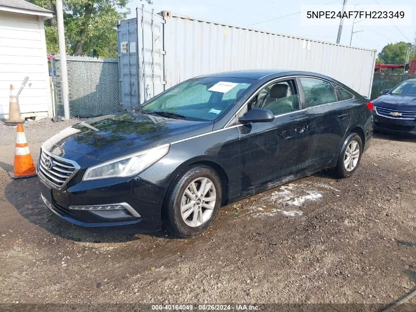 2015 Hyundai Sonata Se VIN: 5NPE24AF7FH223349 Lot: 40164049