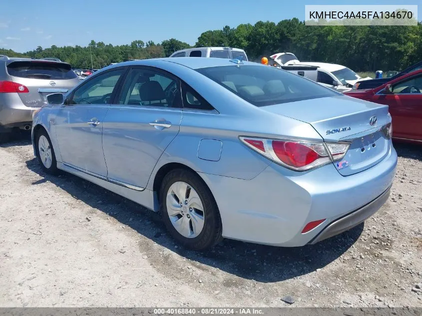 KMHEC4A45FA134670 2015 Hyundai Sonata Hybrid