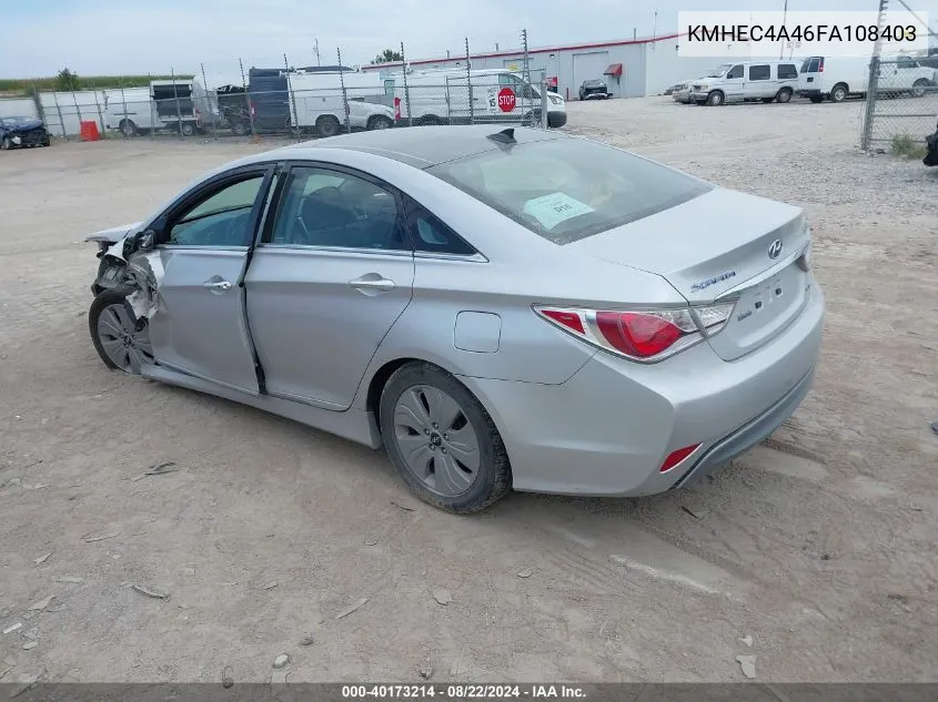 KMHEC4A46FA108403 2015 Hyundai Sonata Hybrid Limited