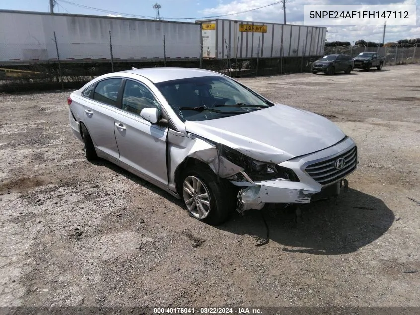 5NPE24AF1FH147112 2015 Hyundai Sonata Se