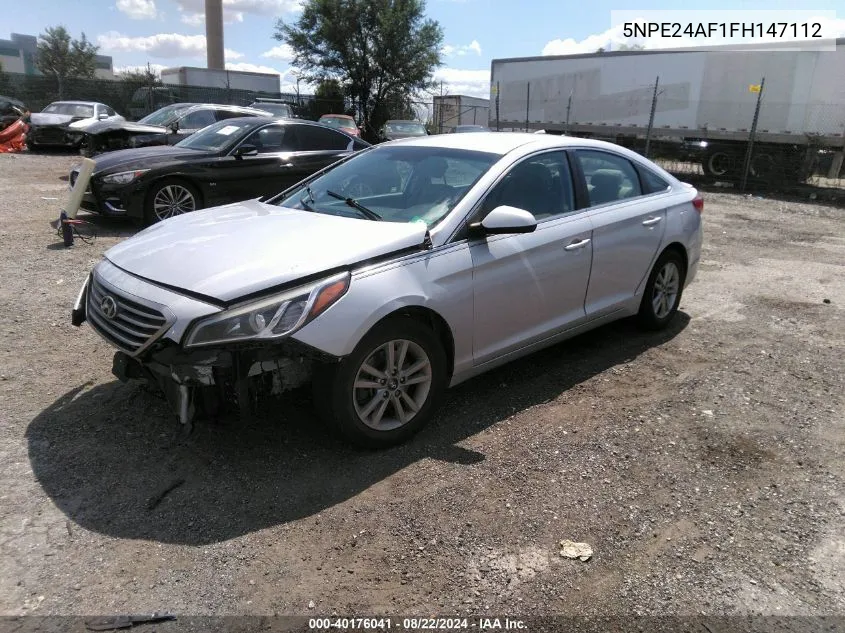 5NPE24AF1FH147112 2015 Hyundai Sonata Se