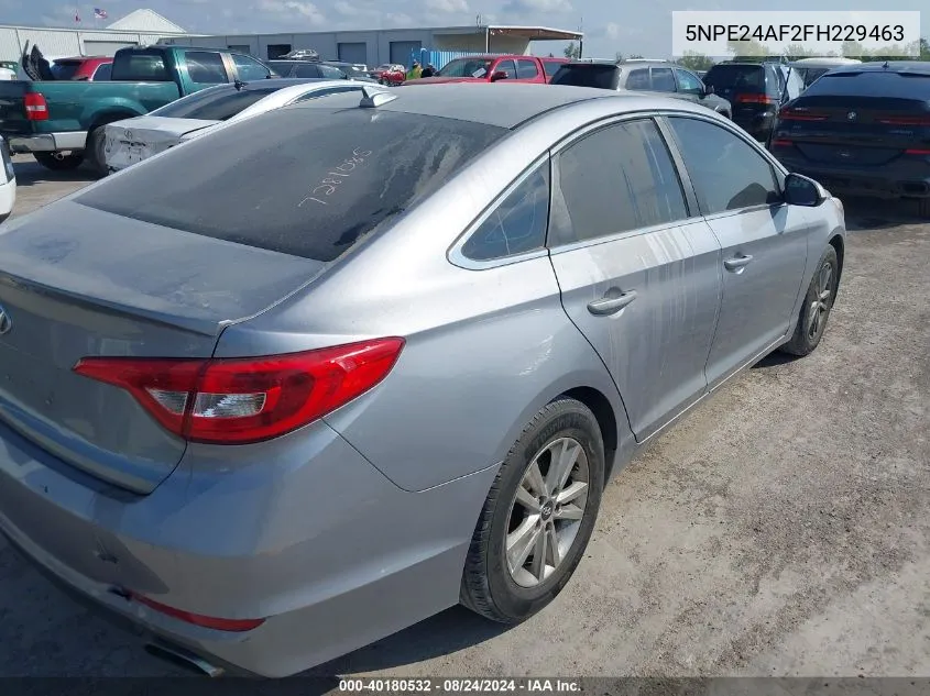 5NPE24AF2FH229463 2015 Hyundai Sonata Se